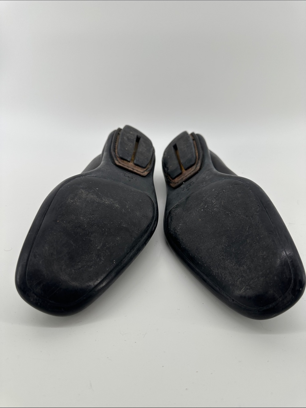 Vintage Gucci Black Leather Horsebit Loafers with Gold Hardware Women’s sz 11B - Picture 11 of 12